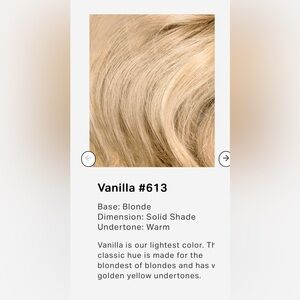 LOCKS & MANE - Hair Extensions - Vanilla # 613 (brand new, open box)
